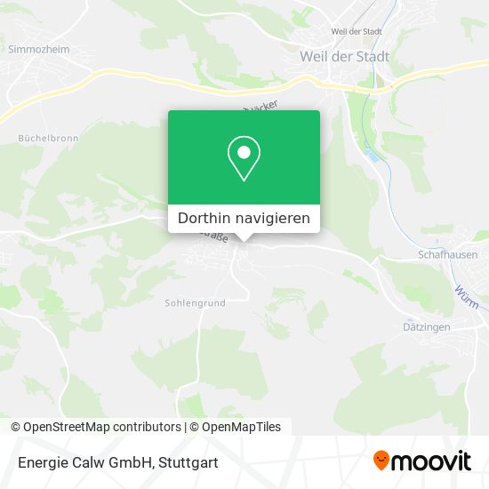 Energie Calw GmbH Karte