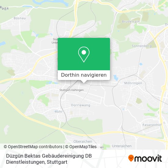 Düzgün Bektas Gebäudereinigung DB Dienstleistungen Karte