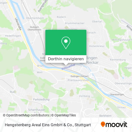Hengstenberg Areal Eins GmbH & Co. Karte