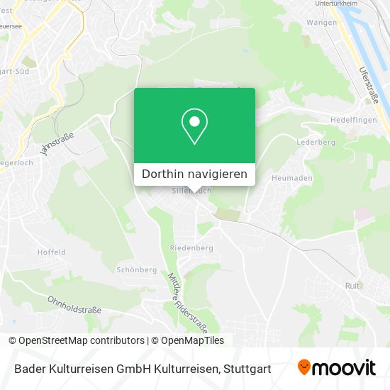 Bader Kulturreisen GmbH Kulturreisen Karte