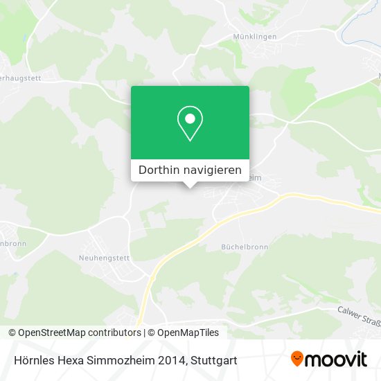 Hörnles Hexa Simmozheim 2014 Karte