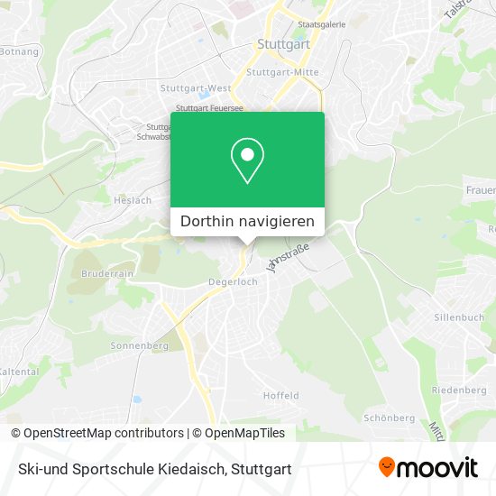 Ski-und Sportschule Kiedaisch Karte