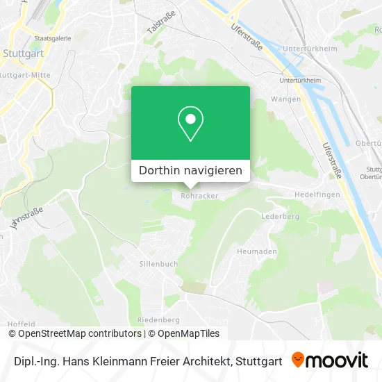 Dipl.-Ing. Hans Kleinmann Freier Architekt Karte