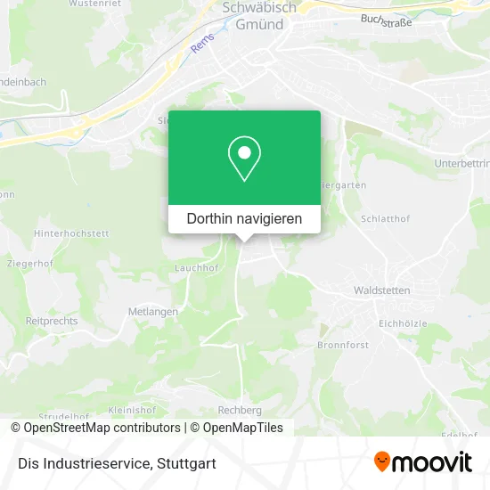 Dis Industrieservice Karte