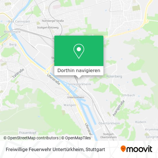 Freiwillige Feuerwehr Untertürkheim Karte