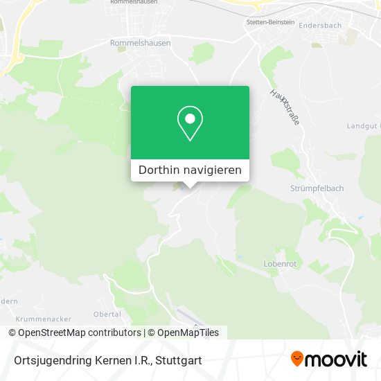 Ortsjugendring Kernen I.R. Karte