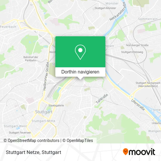 Stuttgart Netze Karte