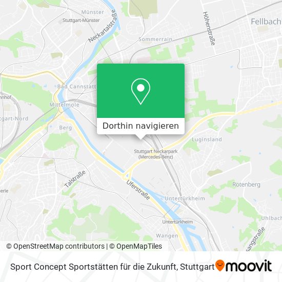 Sport Concept Sportstätten für die Zukunft Karte