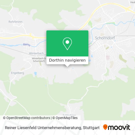 Reiner Liesenfeld Unternehmensberatung Karte