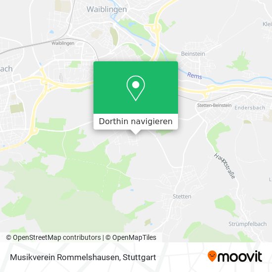 Musikverein Rommelshausen Karte