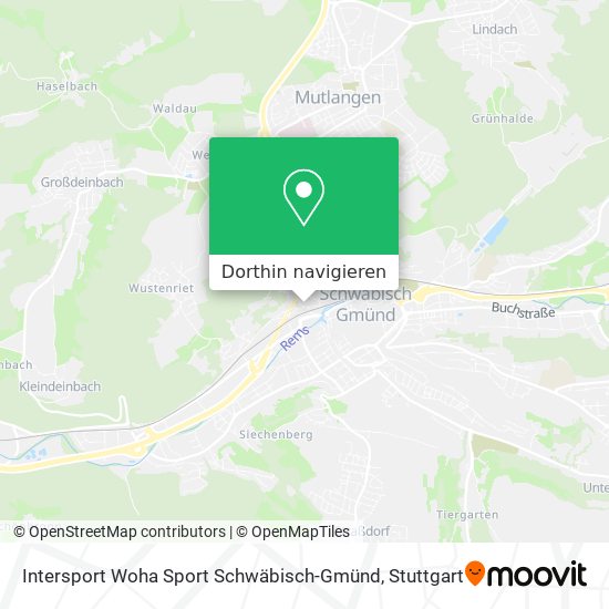 Intersport Woha Sport Schwäbisch-Gmünd Karte