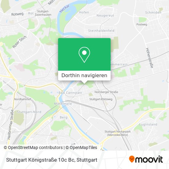 Stuttgart Königstraße 10c Bc Karte