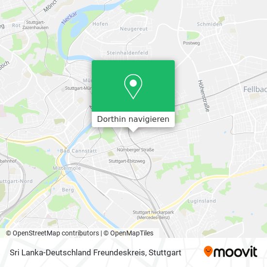 Sri Lanka-Deutschland Freundeskreis Karte