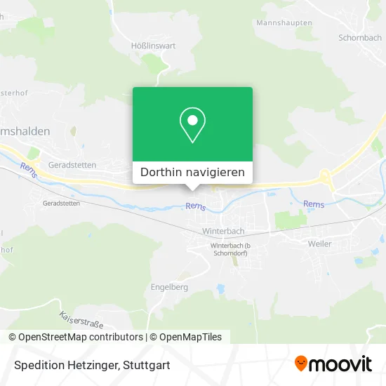 Spedition Hetzinger Karte