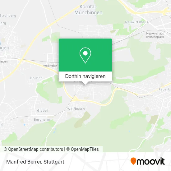 Manfred Berrer Karte