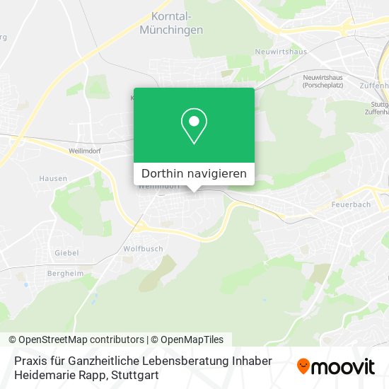 Praxis für Ganzheitliche Lebensberatung Inhaber Heidemarie Rapp Karte