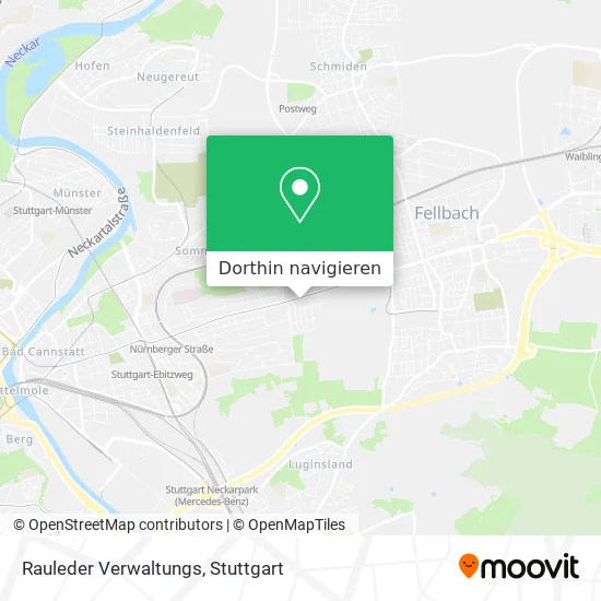 Rauleder Verwaltungs Karte