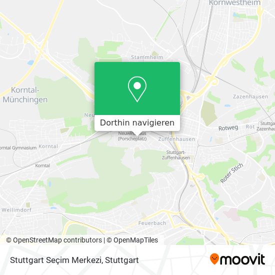 Stuttgart Seçim Merkezi Karte