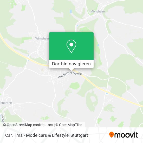 Car.Tima - Modelcars & Lifestyle Karte