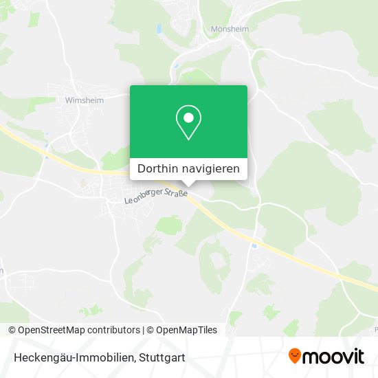 Heckengäu-Immobilien Karte