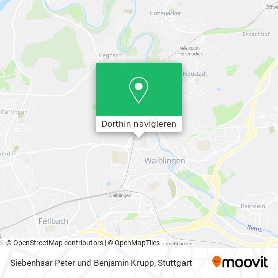 Siebenhaar Peter und Benjamin Krupp Karte