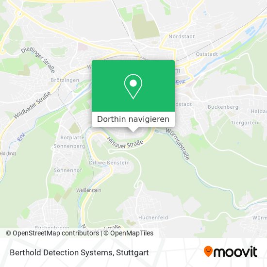 Berthold Detection Systems Karte