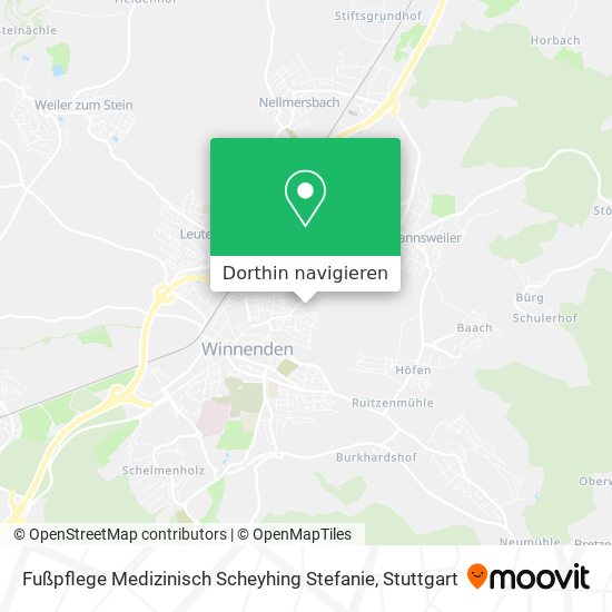 Fußpflege Medizinisch Scheyhing Stefanie Karte