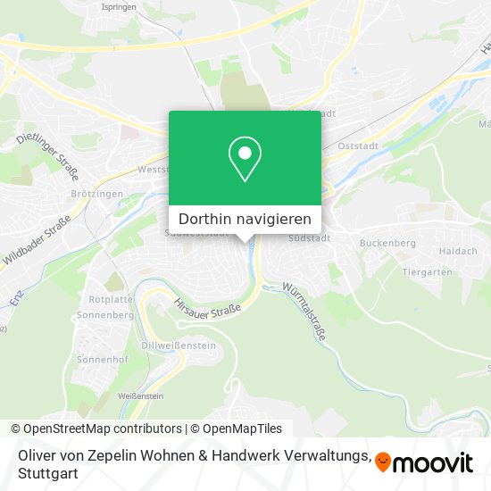 Oliver von Zepelin Wohnen & Handwerk Verwaltungs Karte