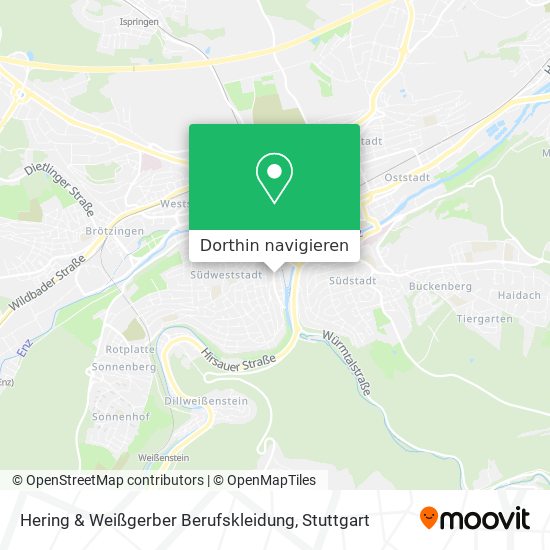 Hering & Weißgerber Berufskleidung Karte