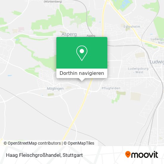 Haag Fleischgroßhandel Karte