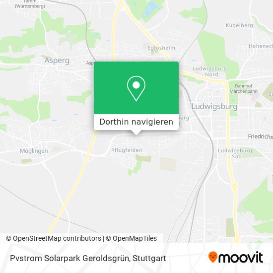 Pvstrom Solarpark Geroldsgrün Karte