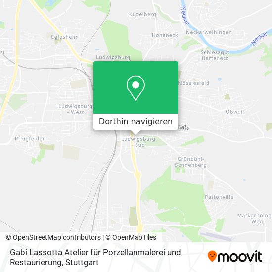 Gabi Lassotta Atelier für Porzellanmalerei und Restaurierung Karte