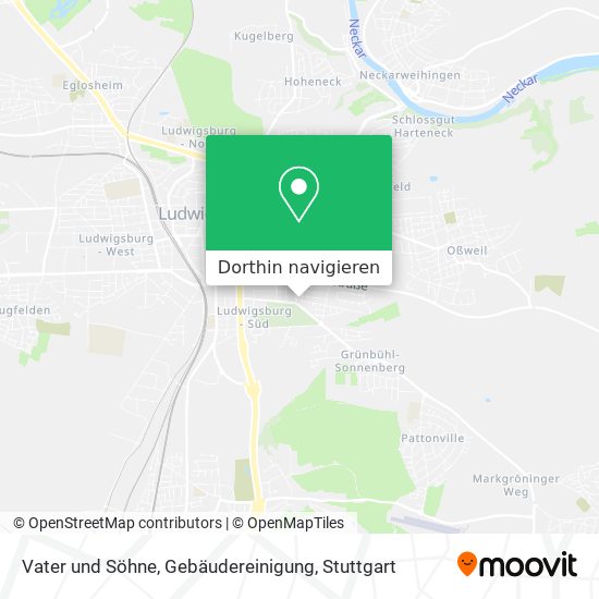 Vater und Söhne, Gebäudereinigung Karte