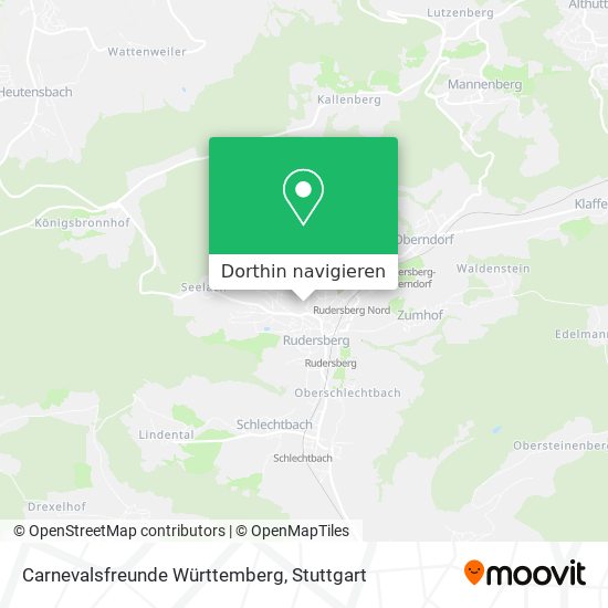 Carnevalsfreunde Württemberg Karte