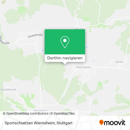 Sportschuetzen Wiernsheim Karte