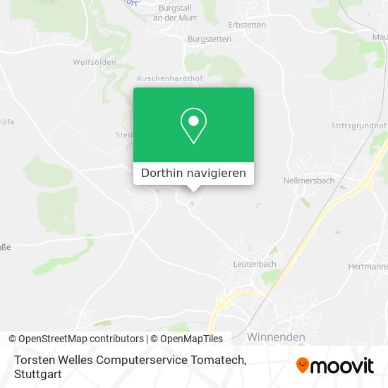 Torsten Welles Computerservice Tomatech Karte
