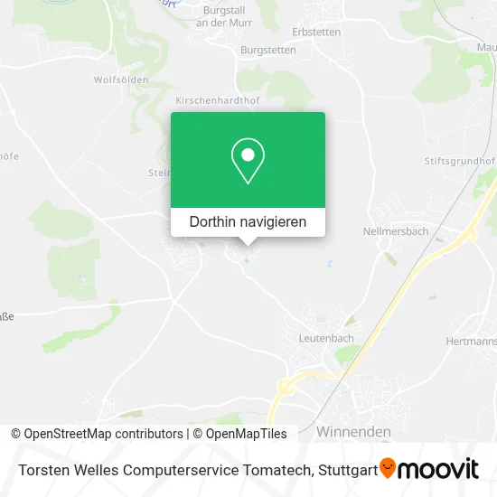 Torsten Welles Computerservice Tomatech Karte