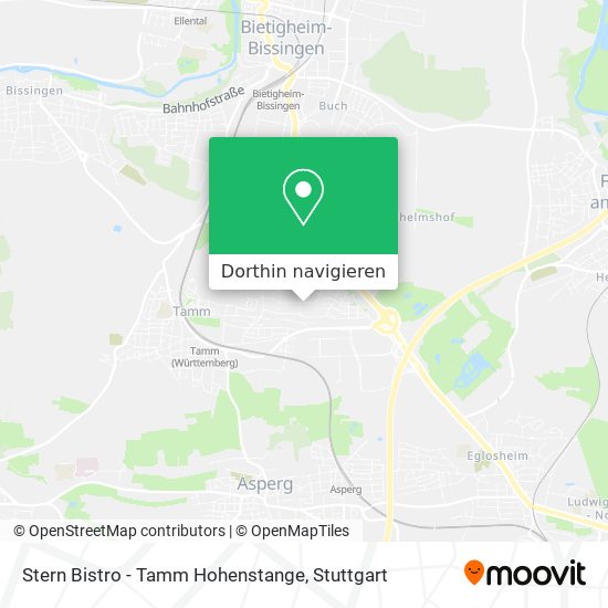 Stern Bistro - Tamm Hohenstange Karte