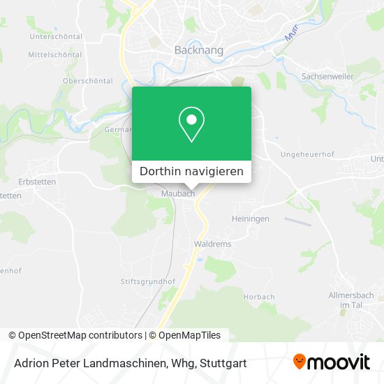 Adrion Peter Landmaschinen, Whg Karte
