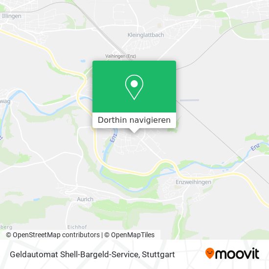 Geldautomat Shell-Bargeld-Service Karte