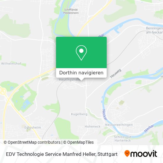 EDV Technologie Service Manfred Heller Karte