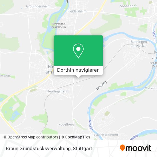 Braun Grundstücksverwaltung Karte