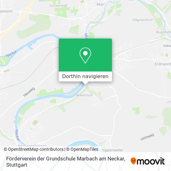 Förderverein der Grundschule Marbach am Neckar Karte