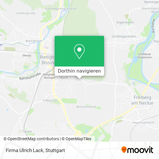 Firma Ulrich Lack Karte