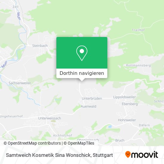 Samtweich Kosmetik Sina Wonschick Karte