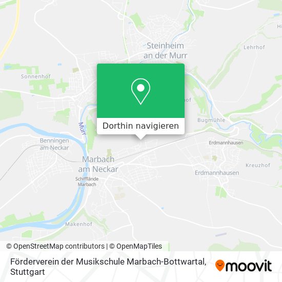 Förderverein der Musikschule Marbach-Bottwartal Karte