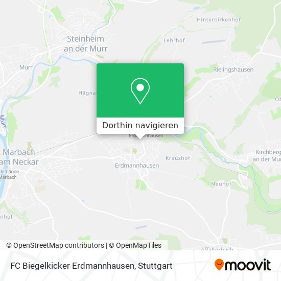 FC Biegelkicker Erdmannhausen Karte