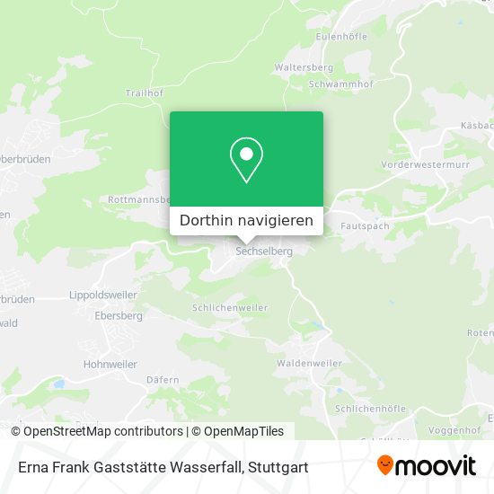 Erna Frank Gaststätte Wasserfall Karte