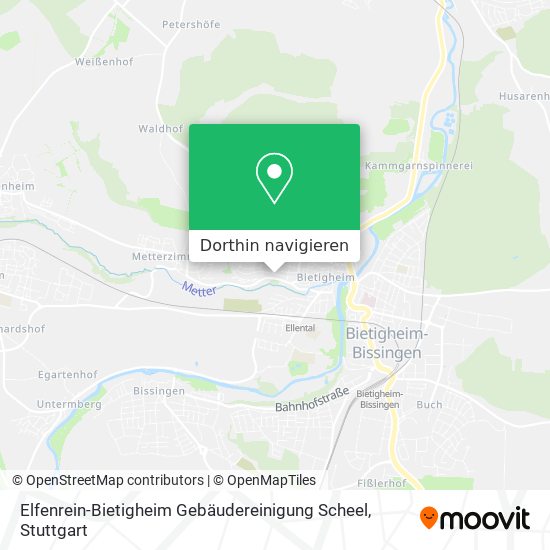 Elfenrein-Bietigheim Gebäudereinigung Scheel Karte