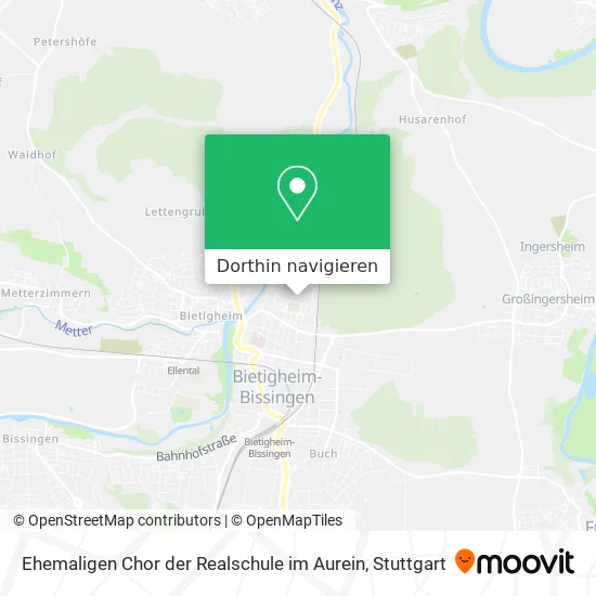 Ehemaligen Chor der Realschule im Aurein Karte